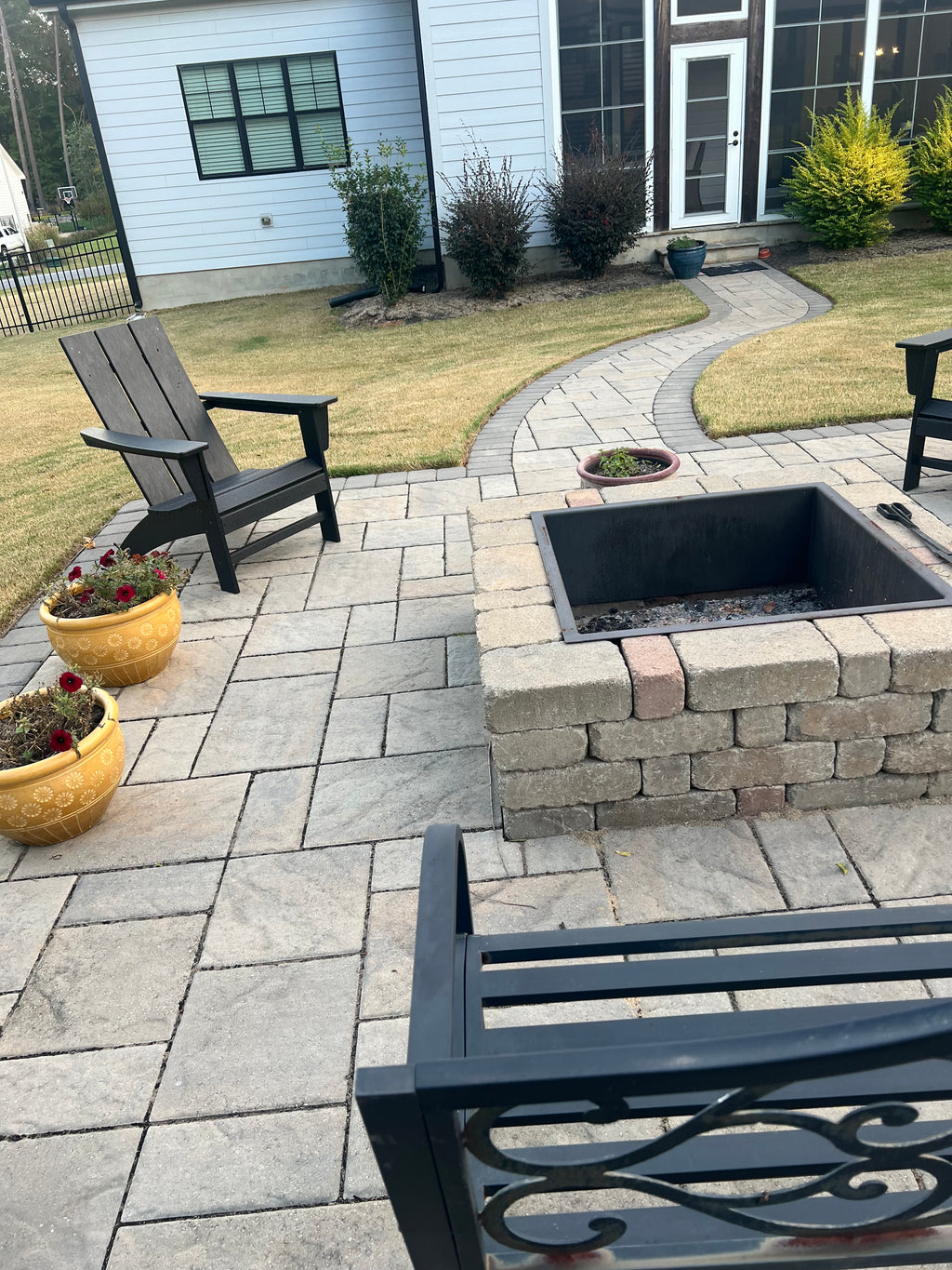 Paver, brick and concrete patios