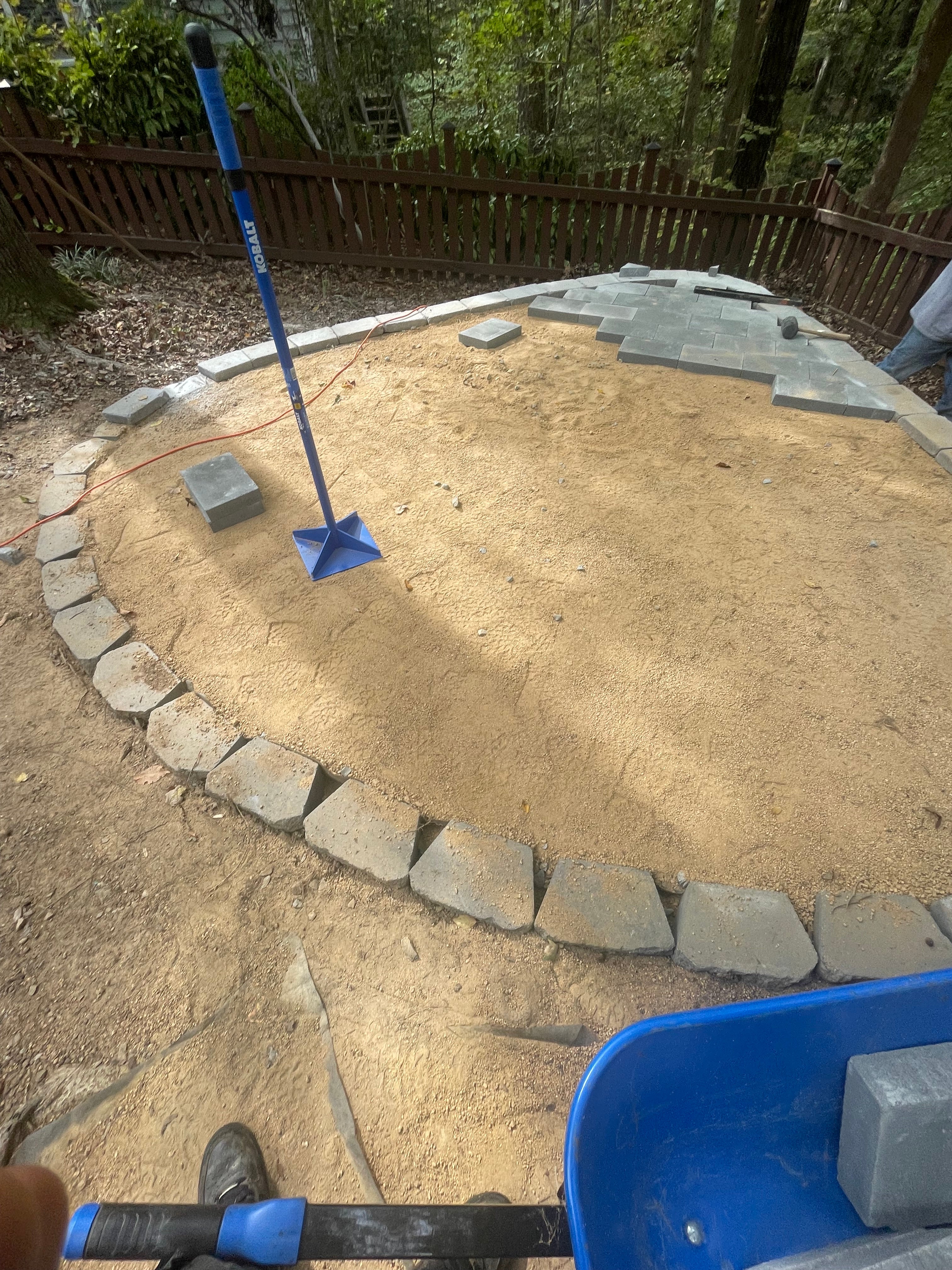 Paver, brick and concrete patios