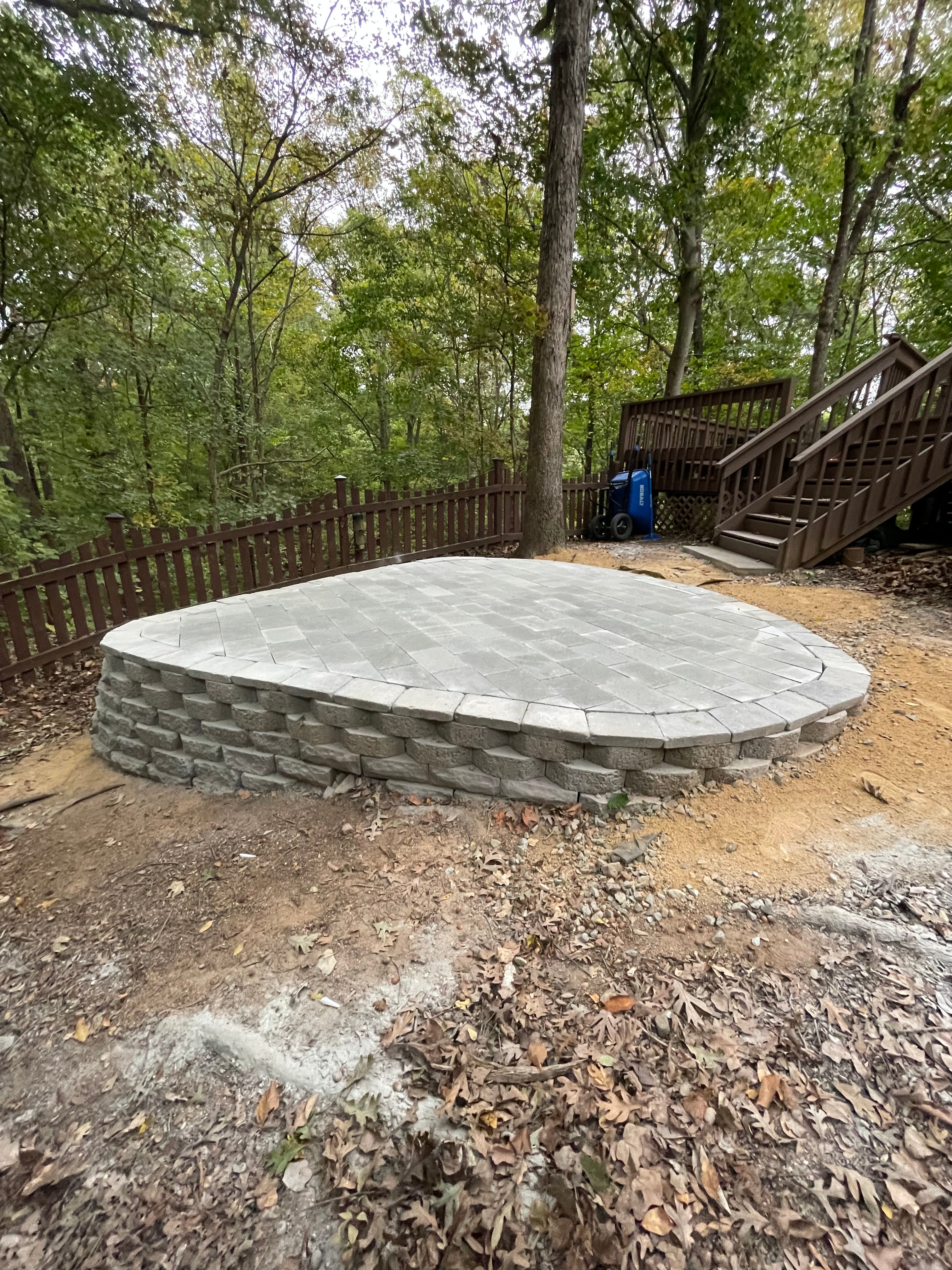 Paver, brick and concrete patios