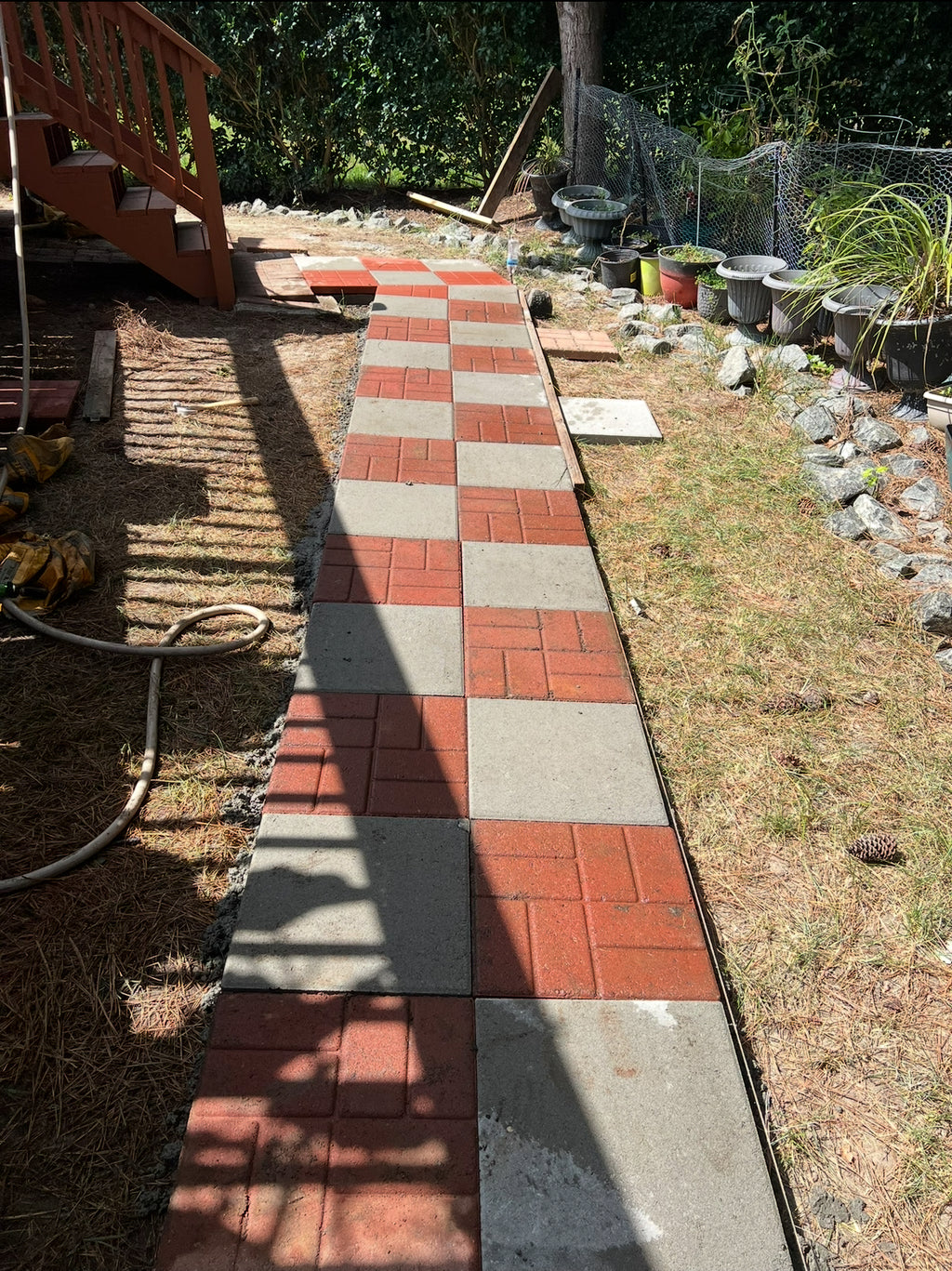 Paver, brick and concrete patios
