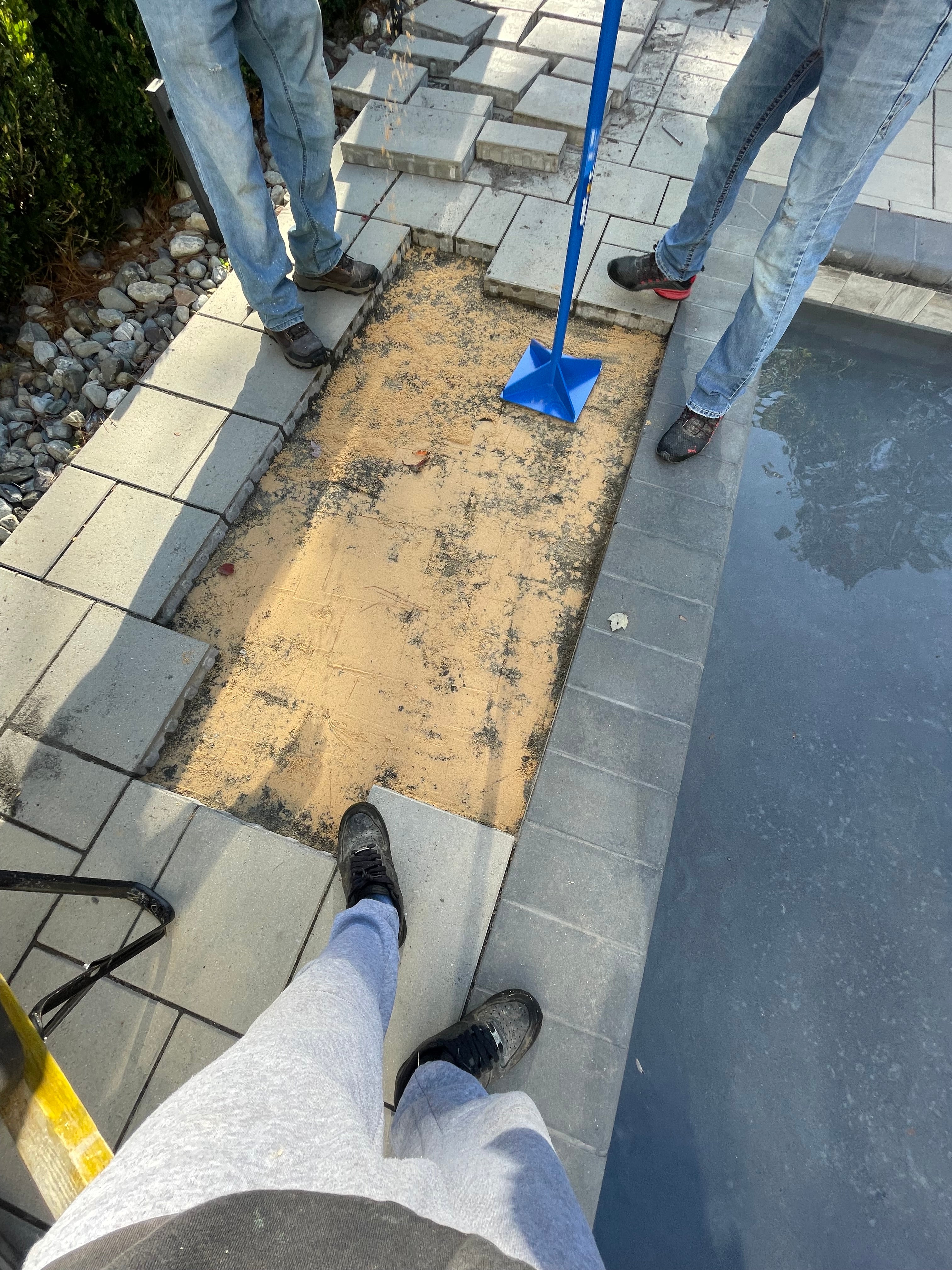 Paver, brick and concrete patios