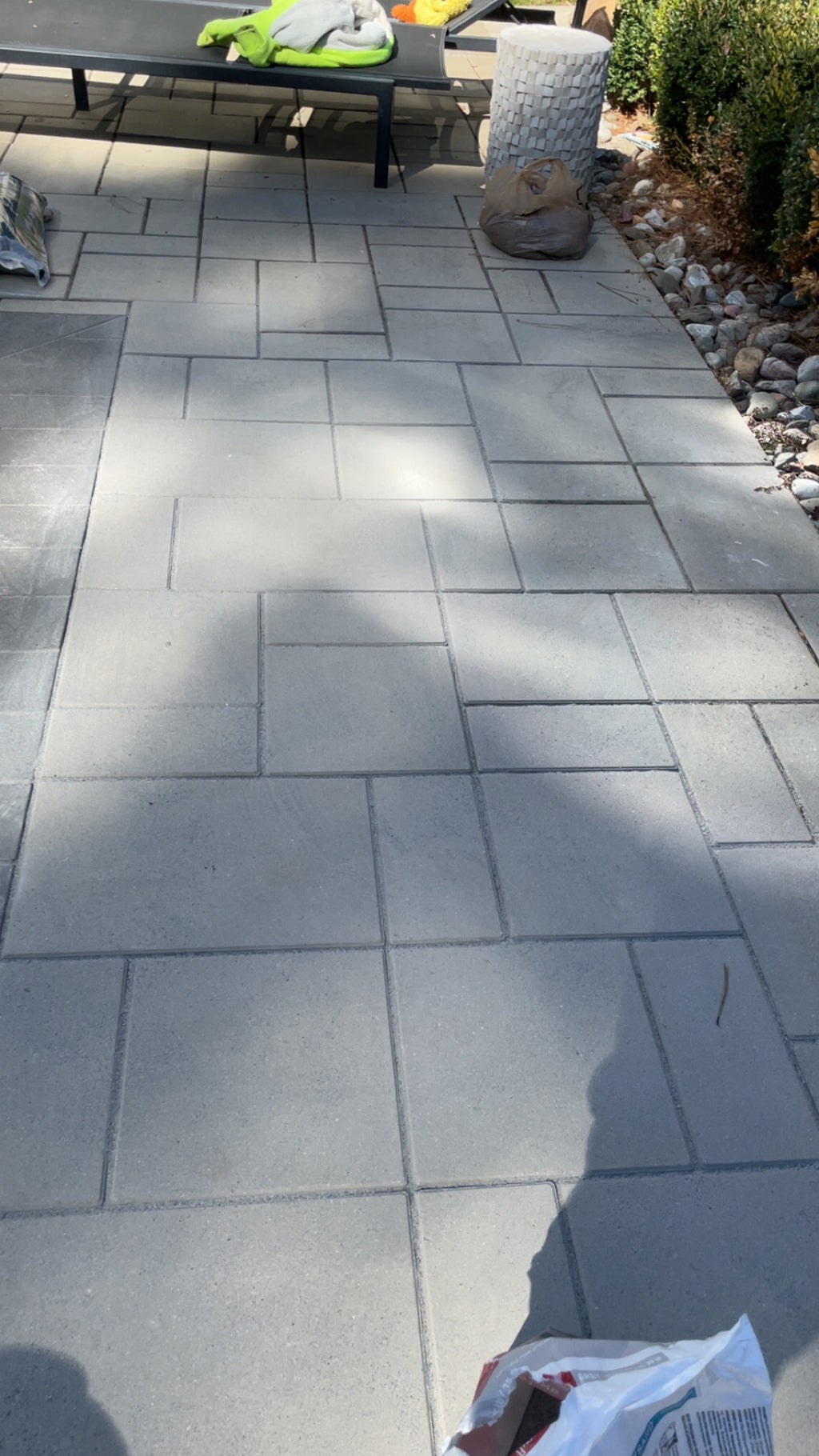 Paver, brick and concrete patios